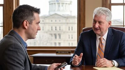 Jim Makowski featured interview in Voyage Michigan magazine, April 2026